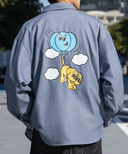 PairPair（ペアペア）の「【minagiコラボ】ツイルCPOシャツ(ユニセックス)（シャツ/ブラウス・メンズ・ベージュ/グリーン/イエロー/ブルー・FREE）」の19枚目の写真