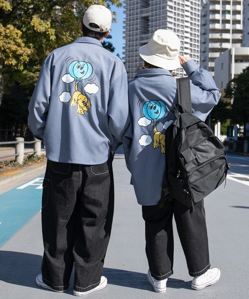 PairPair（ペアペア）の「【minagiコラボ】ツイルCPOシャツ(ユニセックス)（シャツ/ブラウス・メンズ・ベージュ/グリーン/イエロー/ブルー・FREE）」の10枚目の写真