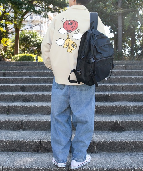 PairPair（ペアペア）の「【minagiコラボ】ツイルCPOシャツ(ユニセックス)（シャツ/ブラウス・メンズ・ベージュ/グリーン/イエロー/ブルー・FREE）」の6枚目の写真