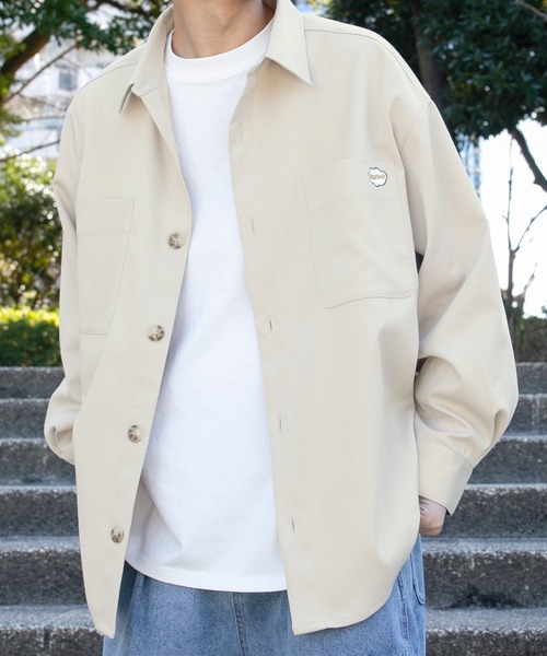 PairPair（ペアペア）の「【minagiコラボ】ツイルCPOシャツ(ユニセックス)（シャツ/ブラウス・メンズ・ベージュ/グリーン/イエロー/ブルー・FREE）」の14枚目の写真