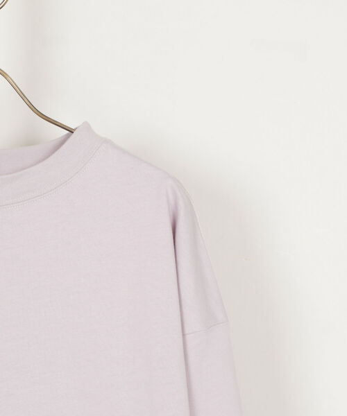 Tea アフタヌーンティー のファッション チンツ加工コットンラウンドテールカットソー Tシャツ カットソー Afternoon トップス セール