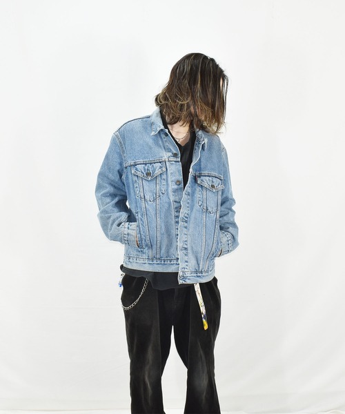Levi's リーバイス 70503-02 デニムジャケット ブルー (メンズ M) 中古