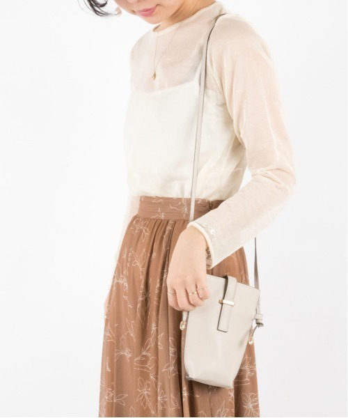 RANDA（ランダ）の「ミニショルダーバッグ（ショルダーバッグ・レディース・ブラック/アイボリー/その他・FREE）」の2枚目の写真