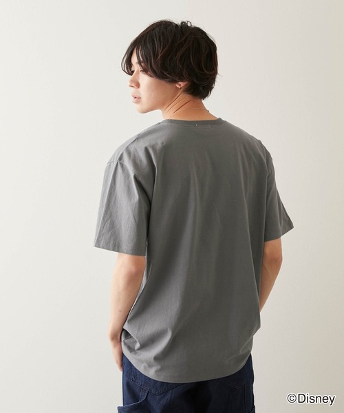 Disney(ディズニー)の「【timecapsule】Disney 顔刺繍 (ミッキー/ミニー) コットン半袖Tシャツ(Tシャツ/カットソー・レディース・ホワイト/チャコールグレー/ベージュ/ミント/ホワイト系その他/グレー系その他/ベージュ系その他/グリーン系その他・M/L)」の16枚目の写真