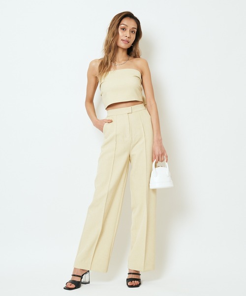 SPIRALGIRL（スパイラルガール）の「3Wayワイドパンツ（その他パンツ・レディース・ブラック/イエロー・FREE）」の13枚目の写真