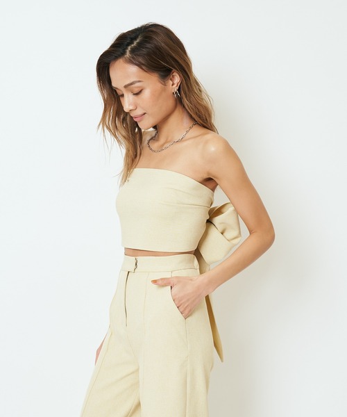 SPIRALGIRL（スパイラルガール）の「3Wayワイドパンツ（その他パンツ・レディース・ブラック/イエロー・FREE）」の7枚目の写真