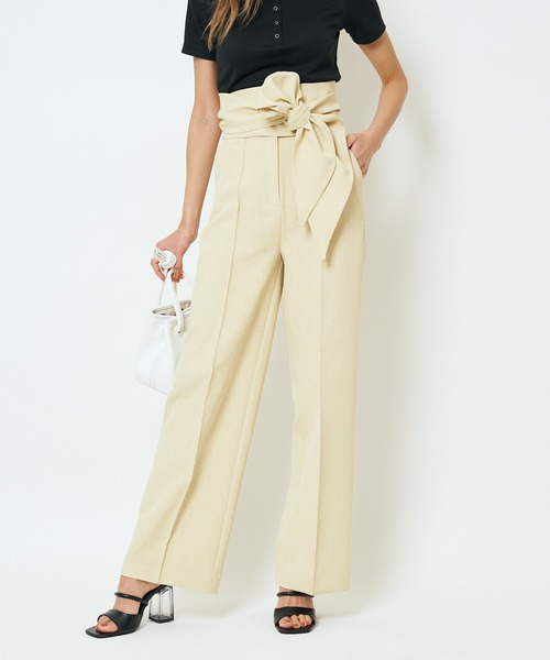 SPIRALGIRL（スパイラルガール）の「3Wayワイドパンツ（その他パンツ・レディース・ブラック/イエロー・FREE）」の15枚目の写真