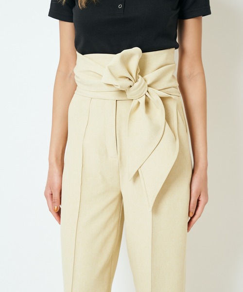 SPIRALGIRL（スパイラルガール）の「3Wayワイドパンツ（その他パンツ・レディース・ブラック/イエロー・FREE）」の4枚目の写真