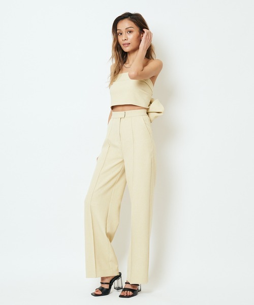 SPIRALGIRL（スパイラルガール）の「3Wayワイドパンツ（その他パンツ・レディース・ブラック/イエロー・FREE）」の10枚目の写真