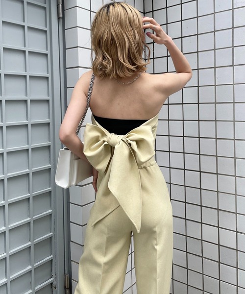 SPIRALGIRL（スパイラルガール）の「3Wayワイドパンツ（その他パンツ・レディース・ブラック/イエロー・FREE）」の20枚目の写真