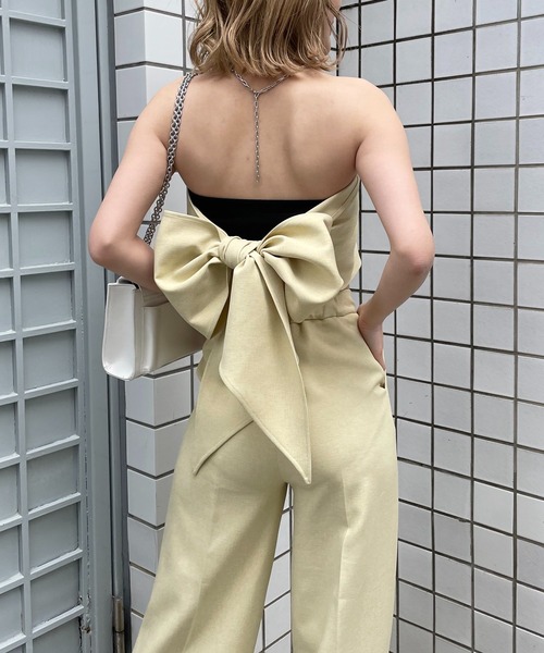 SPIRALGIRL（スパイラルガール）の「3Wayワイドパンツ（その他パンツ・レディース・ブラック/イエロー・FREE）」の22枚目の写真