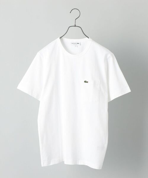 LACOSTE(ラコステ)の「【WEB限定】LACOSTE: クルーネック ポケット Tシャツ TH5846L(Tシャツ/カットソー・メンズ・ホワイト/ブラック/グレー/ネイビー・SMALL/X-LARGE/MEDIUM/LARGE/XX-LARGE)」の10枚目の写真