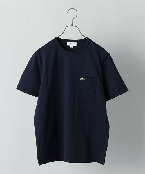 LACOSTE(ラコステ)の「【WEB限定】LACOSTE: クルーネック ポケット Tシャツ TH5846L(Tシャツ/カットソー・メンズ・ホワイト/ブラック/グレー/ネイビー・SMALL/X-LARGE/MEDIUM/LARGE/XX-LARGE)」の7枚目の写真