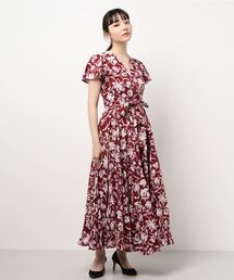 MARIHA マリハ　マドモアゼルのドレス　FLOWER FLOW 花柄　ピンク MARIHA マリハ マドモアゼルのドレス FLOWER FLOW 花柄 ピンク