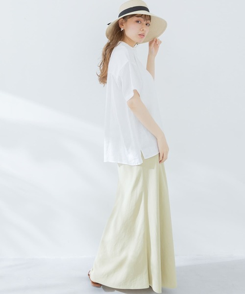 アーバンリサーチ SONNY LABEL リネン麻ブレンド大人可愛いギンガムチェックブラウジングワンピース♪ URBAN RESEARCH Sonny Label（アーバンリサーチサニーレーベル）の