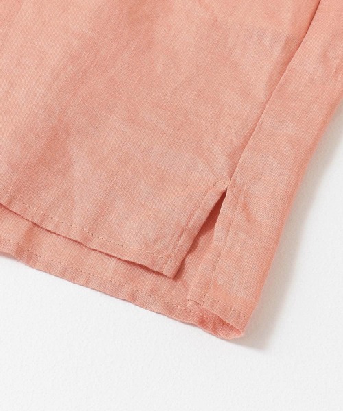 URBAN RESEARCH Sonny Label（アーバンリサーチサニーレーベル）の「リネンバンドカラー半袖シャツ（Tシャツ/カットソー・レディース・ピンク/ホワイト/ネイビー・FREE）」の22枚目の写真