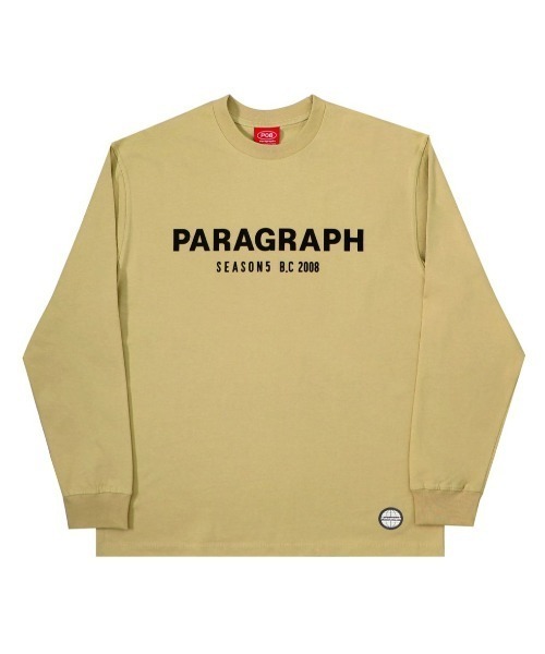 Paragraph/パラグラフ/ロゴプリントロングスリーブTシャツ/Seasons L/S Tee