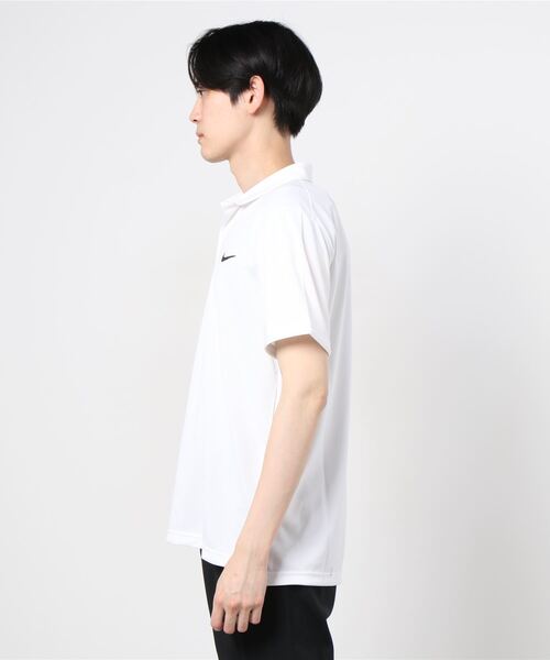 NIKE（ナイキ）の「ナイキ NIKE ナイキ コート DRIーFIT ヴィクトリー S/S ポロ（ポロシャツ・メンズ・ホワイト/ブラック・M/3L/L/S/LL）」の4枚目の写真