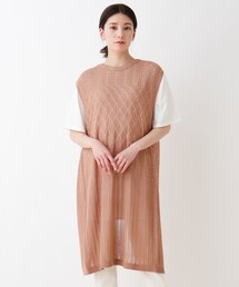 SHOO・LA・RUE | 【2点セット】バックスリットニットワンピース(ワンピース)