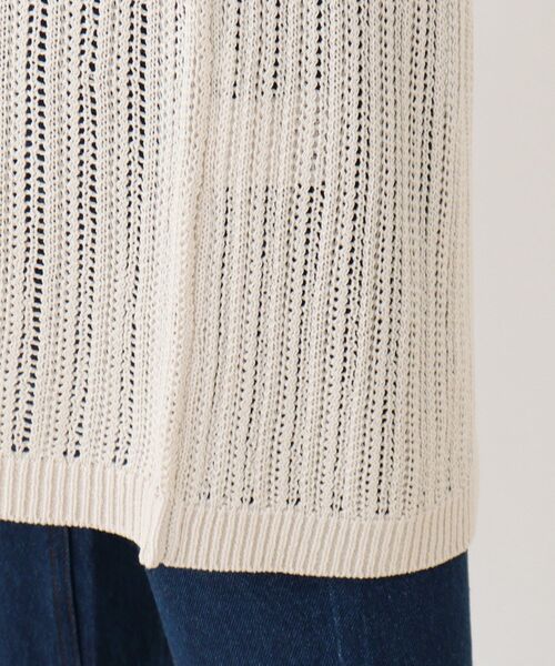 SHOO・LA・RUE（シューラルー）の「◆【2点セット】バックスリットニットワンピース（ワンピース・レディース・オフホワイト/カーキ/ピンク系・02/03/04）」の9枚目の写真