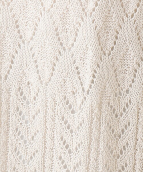 SHOO・LA・RUE（シューラルー）の「◆【2点セット】バックスリットニットワンピース（ワンピース・レディース・オフホワイト/カーキ/ピンク系・02/03/04）」の10枚目の写真