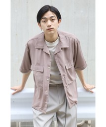 ビックサイズステッチングシャツ