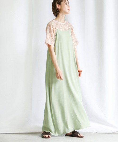 select MOCA(セレクトモカ)の「2021 SS アンティーク花柄ジャガードトップス(Tシャツ/カットソー・レディース・サックスブルー/ライトグリーン/ライトベージュ・FREE)」の20枚目の写真
