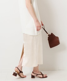 Spick & Span | クレーターサテンIラインスカート ◆(スカート)