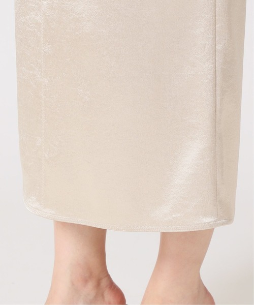 Spick & Span（スピックアンドスパン）の「クレーターサテンIラインスカート ◆（スカート・レディース・ベージュ/グリーン・38/36）」の22枚目の写真