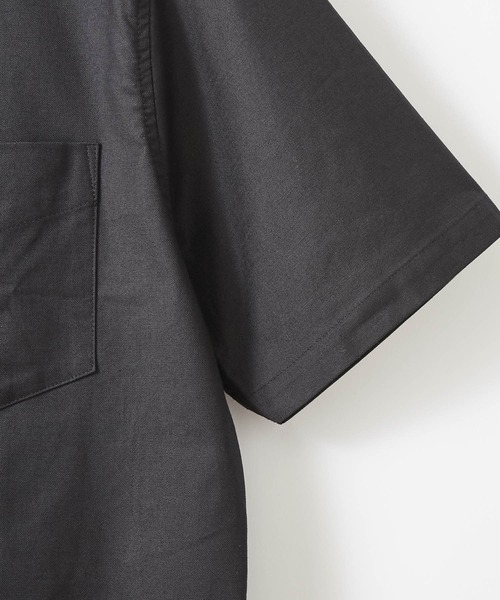 Craft Nicholson（クラフトニコルソン）の「ハイストレッチオックスフォード レギュラーカラーSSシャツ（シャツ/ブラウス・メンズ・グレー/オフホワイト/ブラック/ネイビー/ベージュ/オリーブドラブ・L/XL/M）」の7枚目の写真