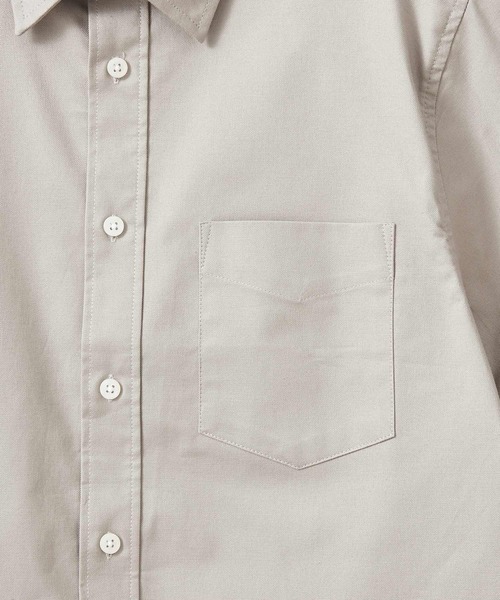 Craft Nicholson（クラフトニコルソン）の「ハイストレッチオックスフォード レギュラーカラーSSシャツ（シャツ/ブラウス・メンズ・グレー/オフホワイト/ブラック/ネイビー/ベージュ/オリーブドラブ・L/XL/M）」の12枚目の写真