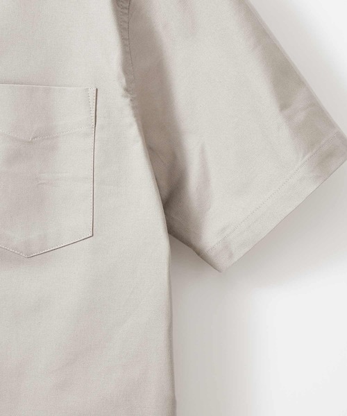 Craft Nicholson（クラフトニコルソン）の「ハイストレッチオックスフォード レギュラーカラーSSシャツ（シャツ/ブラウス・メンズ・グレー/オフホワイト/ブラック/ネイビー/ベージュ/オリーブドラブ・L/XL/M）」の13枚目の写真