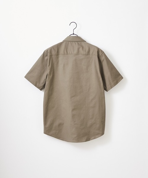 Craft Nicholson（クラフトニコルソン）の「ハイストレッチオックスフォード レギュラーカラーSSシャツ（シャツ/ブラウス・メンズ・グレー/オフホワイト/ブラック/ネイビー/ベージュ/オリーブドラブ・L/XL/M）」の22枚目の写真