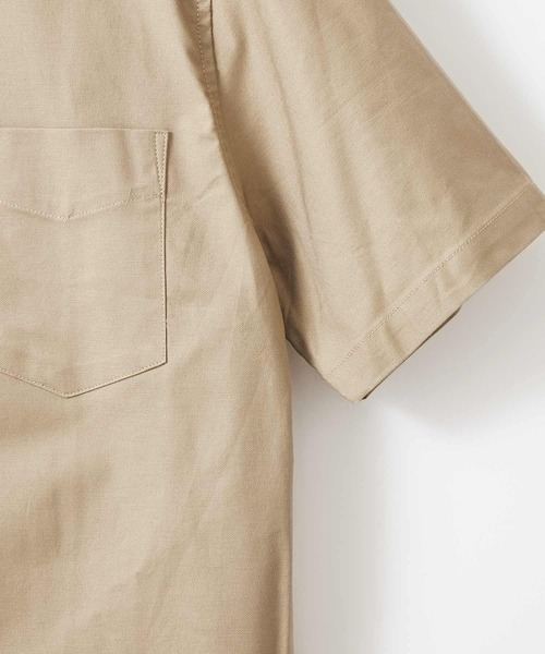 Craft Nicholson（クラフトニコルソン）の「ハイストレッチオックスフォード レギュラーカラーSSシャツ（シャツ/ブラウス・メンズ・グレー/オフホワイト/ブラック/ネイビー/ベージュ/オリーブドラブ・L/XL/M）」の19枚目の写真