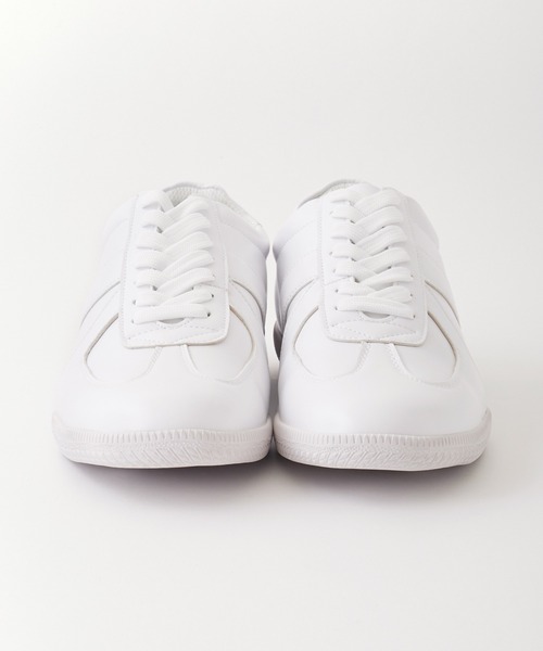 MONO-MART(モノマート)の「ジャーマントレーナーシューズ/シンセティックレザー ジャーマントレーナースニーカー(MONO-MART)(その他シューズ・メンズ・ホワイト/ライトグレー/ブラック・S/M/L)」の7枚目の写真