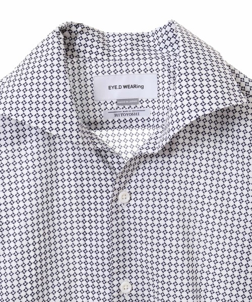 EYE. D WEARing（アイディウェアリング）の「EYE.D WEARingブロードプリントシャツ（Tシャツ/カットソー・メンズ・ホワイト系その他/ブルー系その他・2/3/4）」の6枚目の写真
