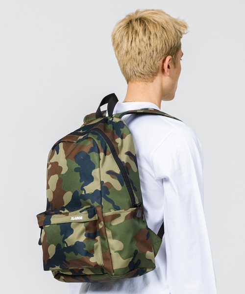 XLARGE（エクストララージ）の「STANDARD LOGO BACKPACK（バックパック/リュック・メンズ・ブラック/ネイビー/カモフラージュ・ONE SIZE）」の13枚目の写真