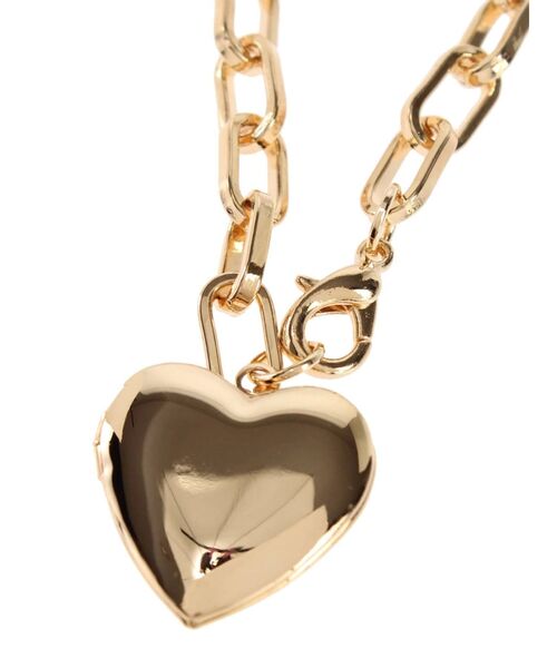 jouetie(ジュエティ)の「ハートロケットチェーンネックレス(ネックレス・レディース・シルバー/ゴールド・FREE)」の16枚目の写真