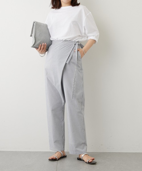 Whim Gazette スカラップパンツ ¥27,500（White） Whim Gazette スカラップパンツ ¥27,500（White）