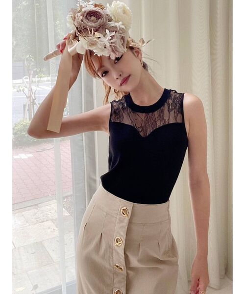 RESEXXY(リゼクシー)の「フロントボタンマーメイドスカート(スカート・レディース・ブラック/ベージュ/ブラウン・FREE)」の16枚目の写真