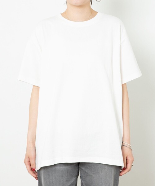 FREAK'S STORE（フリークスストア）の「▽【WEB限定】BEING ON A ROLL TEE/ロゴTシャツ（Tシャツ/カットソー・レディース・ホワイト/ブラック/イエロー・ﾌﾘ-）」の10枚目の写真