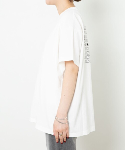 FREAK'S STORE（フリークスストア）の「▽【WEB限定】BEING ON A ROLL TEE/ロゴTシャツ（Tシャツ/カットソー・レディース・ホワイト/ブラック/イエロー・ﾌﾘ-）」の17枚目の写真