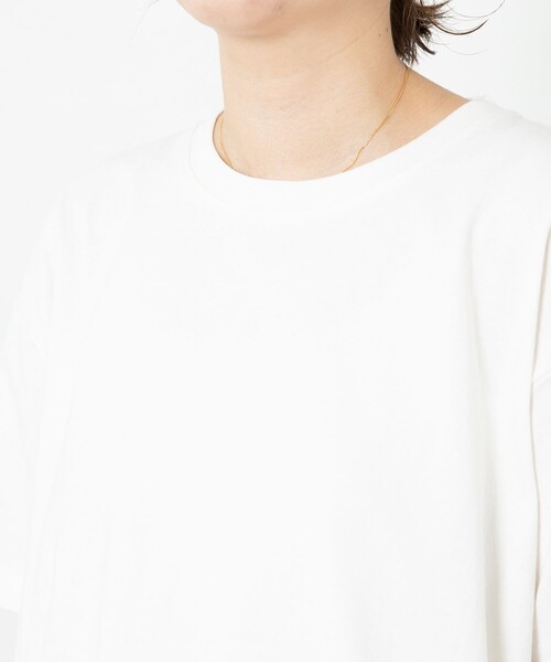 FREAK'S STORE（フリークスストア）の「▽【WEB限定】BEING ON A ROLL TEE/ロゴTシャツ（Tシャツ/カットソー・レディース・ホワイト/ブラック/イエロー・ﾌﾘ-）」の7枚目の写真