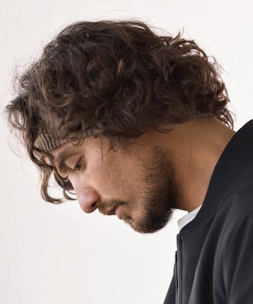 CAMBIO(カンビオ)の「mko9821-畦編みヘアバンド(その他ヘアアクセサリー・メンズ・グレー/ブラック/グレイッシュベージュ/ブラウン・FREE)」の11枚目の写真