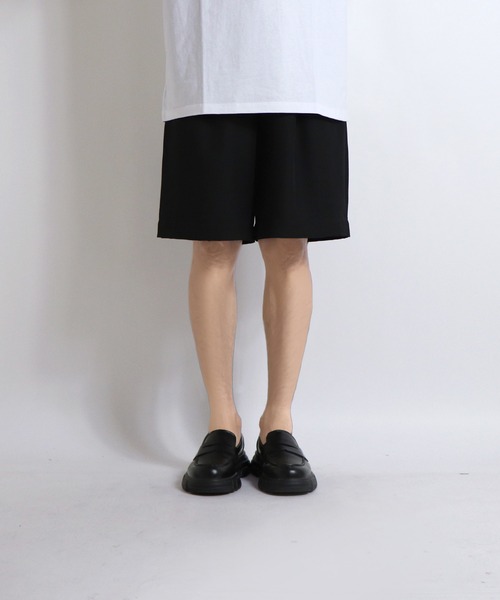 Confirm（コンファーム）の「Confirm / コンファーム ワイドハーフスラックス（スラックス・メンズ・ブラック/ベージュ/グレー/ブラック系その他・M/L）」の22枚目の写真