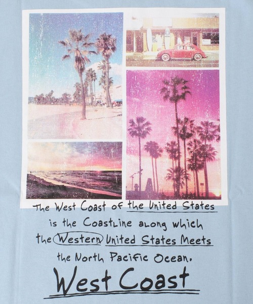 GLAZOS（グラソス）の「OE天竺・接触冷感ドロップショルダーバックコラージュフォト半袖Tシャツ（Tシャツ/カットソー・キッズ・ホワイト/ライトブルー/ライム・130cm/140cm/150cm/160cm/170cm）」の14枚目の写真