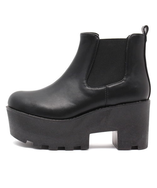 WEGO（ウィゴー）の「WEGO/サイドゴアブーツ（ブーツ・レディース・ブラック/ブラック系その他・MEDIUM/LARGE）」の6枚目の写真