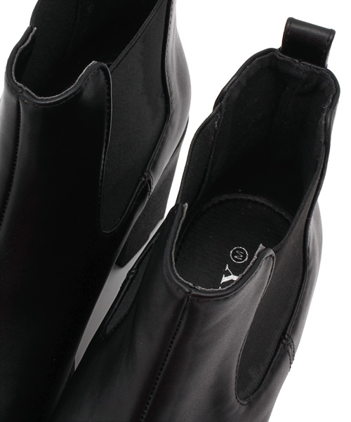 WEGO（ウィゴー）の「WEGO/サイドゴアブーツ（ブーツ・レディース・ブラック/ブラック系その他・MEDIUM/LARGE）」の10枚目の写真