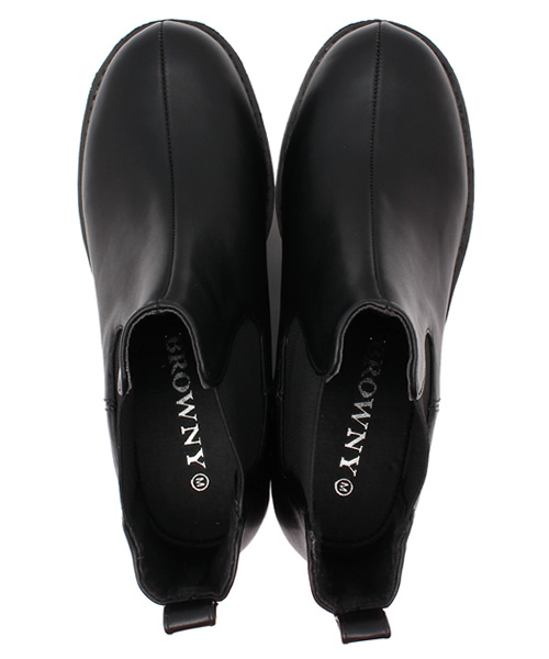 WEGO（ウィゴー）の「WEGO/サイドゴアブーツ（ブーツ・レディース・ブラック/ブラック系その他・MEDIUM/LARGE）」の5枚目の写真