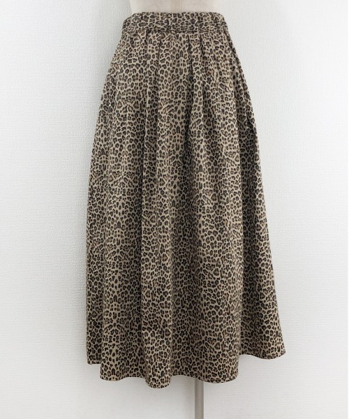 WORLD WIDE LOVE!（ワールドワイドラブ）の「タックギャザースカート（スカート・レディース・ブラック/グリーン/ベージュ・1）」の10枚目の写真